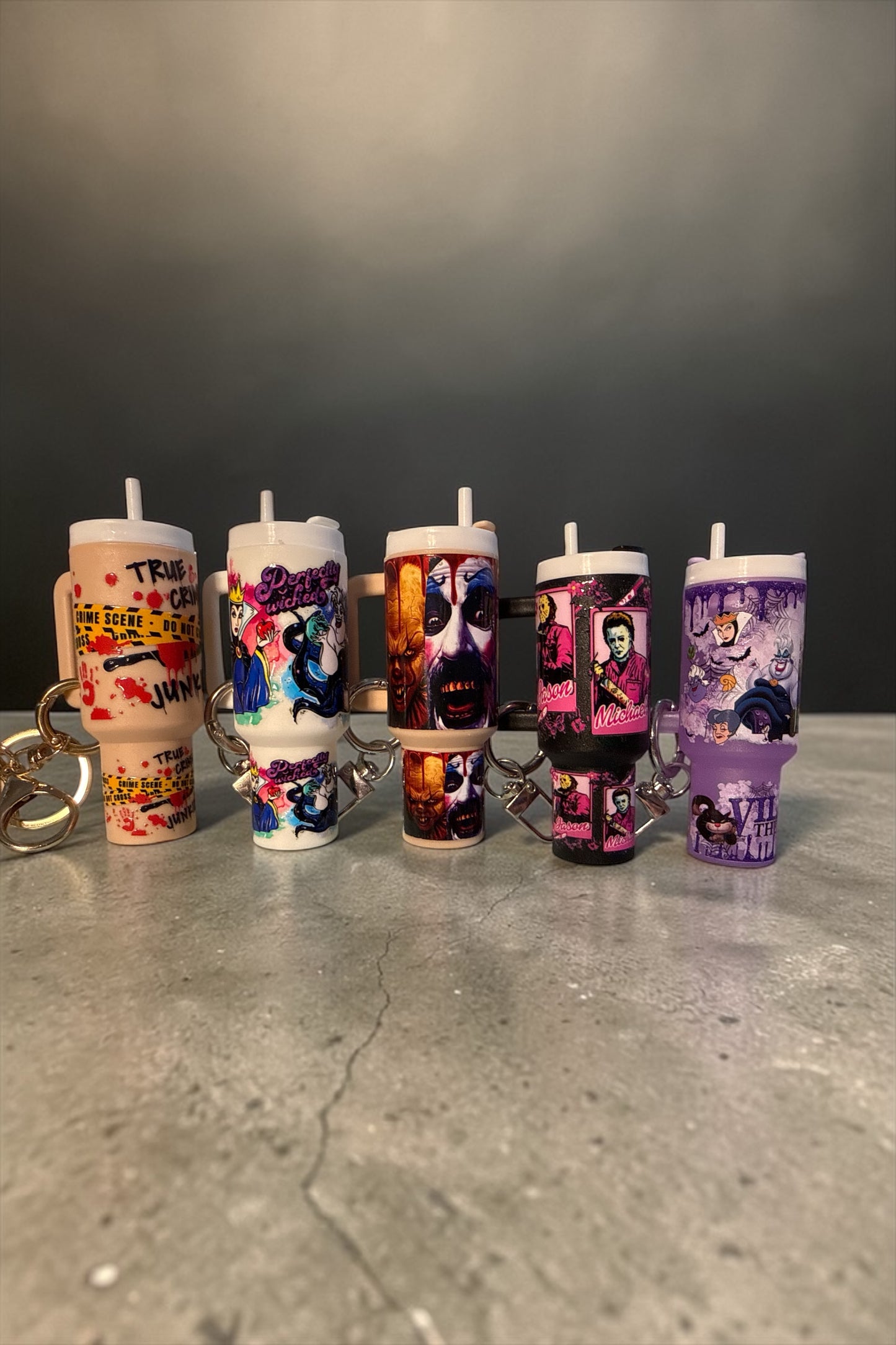 Assorted Mini Keychains Villians