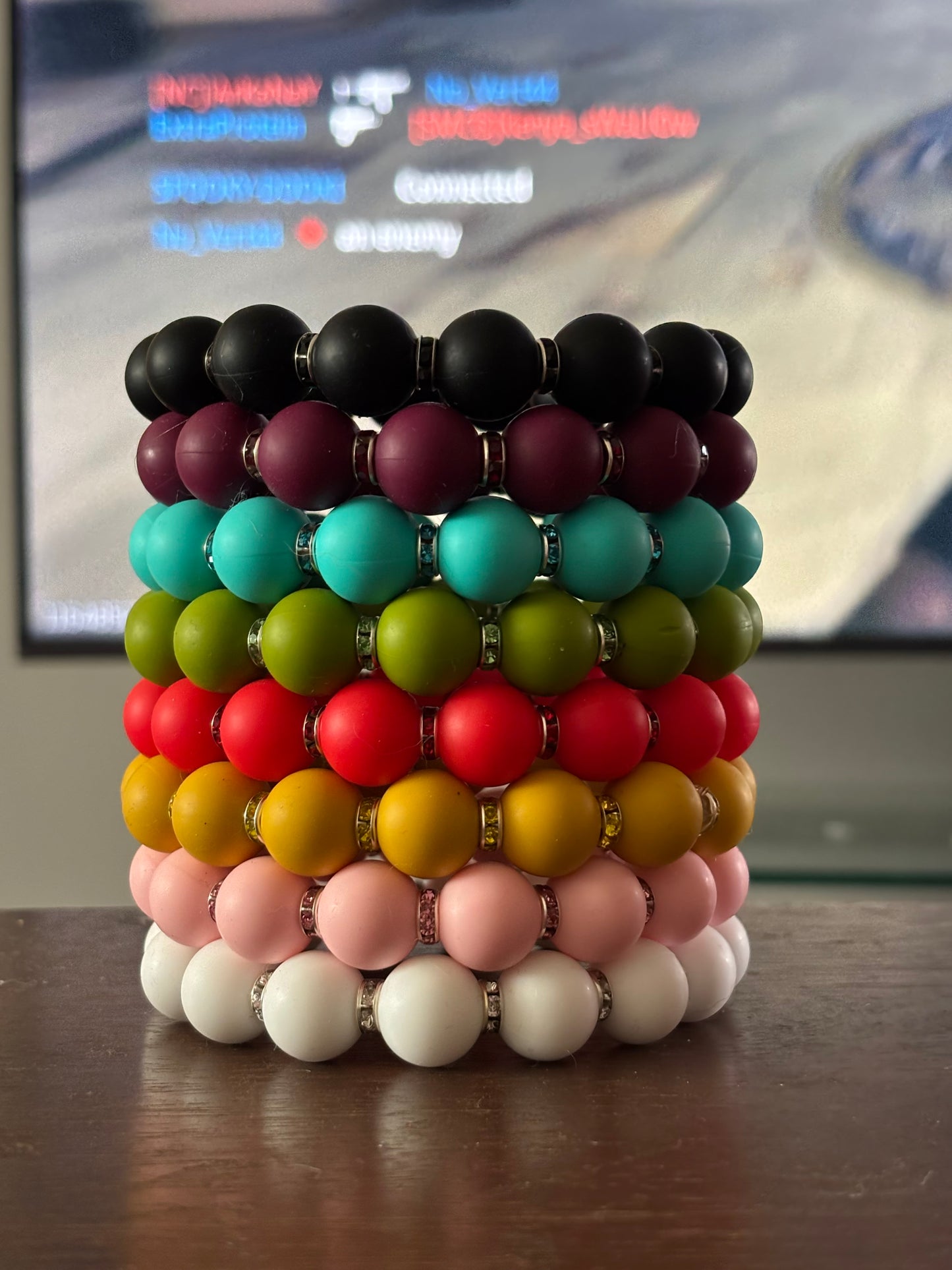 Multi-Colored Keychain wristlets
