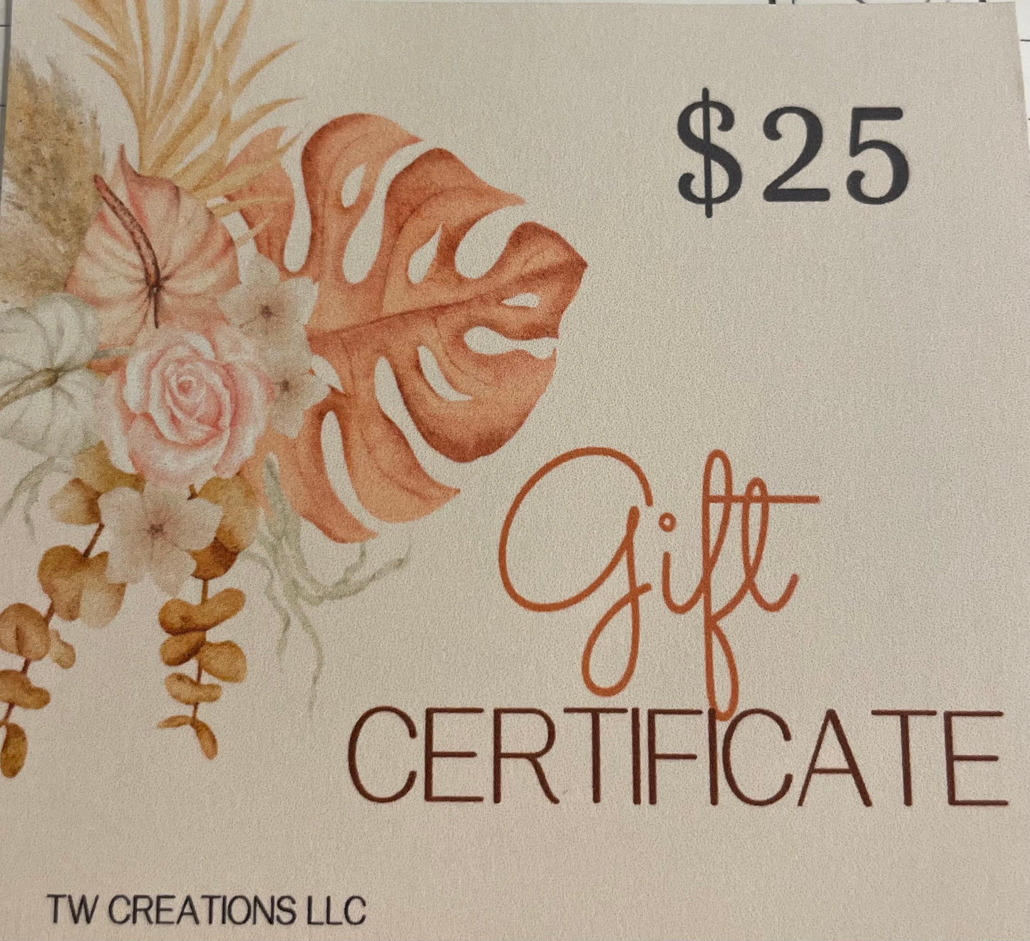 T.W. Creations Gift Card