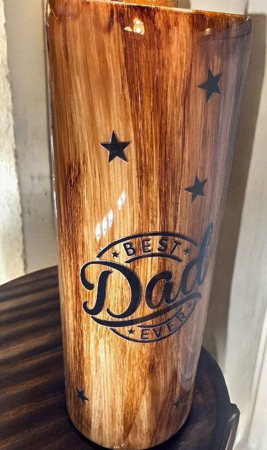 Best Dad Ever Woodgrain RTS