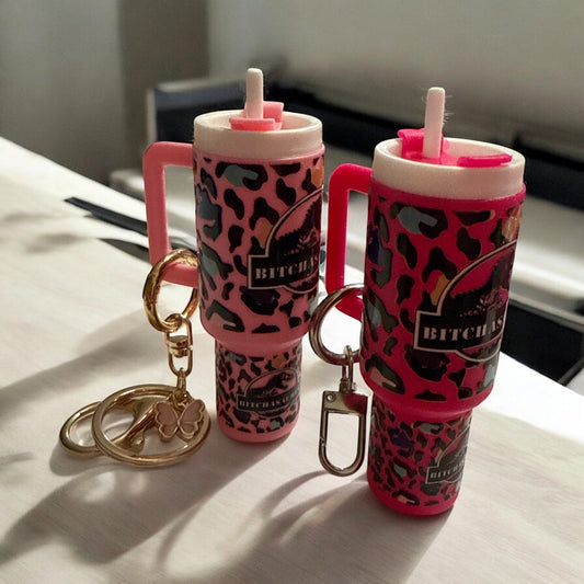 B**Saurus Mini Keychain Tumbler