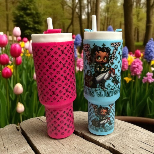 LV mini tumbler Keychain set