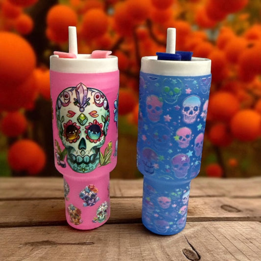 Day of the Dead Mini Tumblers Keychain