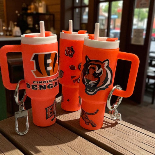Bengals Mini Tumbler Keychain