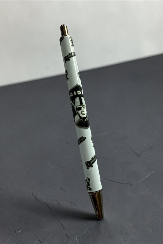 Raiders Pen Black Ink